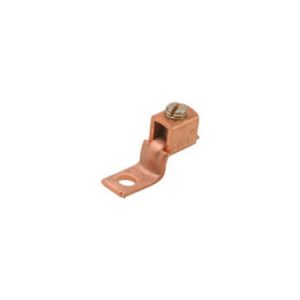 35 amp (14-6) Copper Single Conductor Lugs, One hole mount, Offset tongue